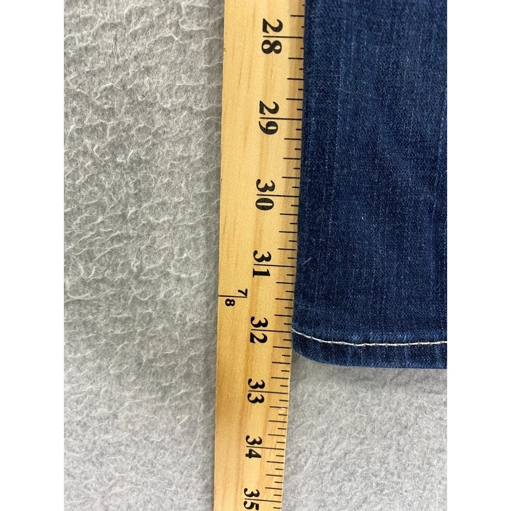 True Religion Becky Bootcut Jeans Womens 32x32 Low Rise Dark Wash Y2K USA Made